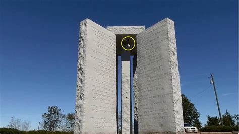 It was later demolished. . Georgia guidestones time capsule contents